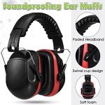 4 Pack Noise Cancelling Safety Ear Muffs