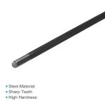 PATIKIL 5/32-Inch Chainsaw Chain Sharpening Files - 2 Pack