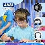 Kids Noise Cancelling Headphones and Safety Glasses Set