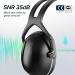 High Noise Cancelling Ear Muffs for Mowing