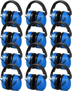 Copkim Adjustable Noise Reduction Earmuffs - Blue