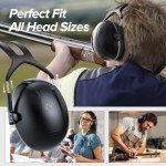 High Noise Cancelling Ear Muffs for Mowing