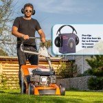 High Noise Cancelling Ear Muffs for Mowing