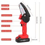 Mini Cordless Chainsaw with Batteries for Pruning