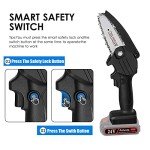 Mini Chainsaw Kit with 2 Batteries - Cordless Gardening