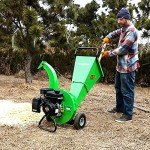 GARDENBEAUT S1 Gas Wood Chipper, 7 HP