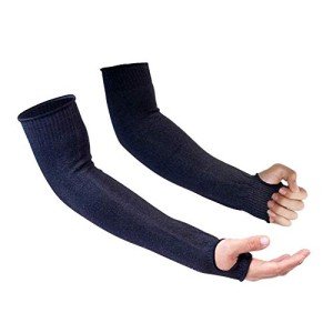 Cut-Resistant Arm Protectors with Thumb Hole