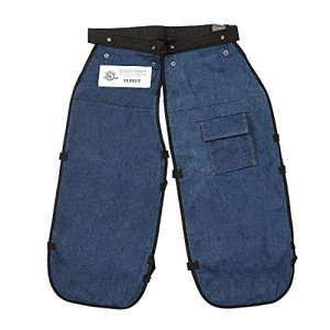 FORESTER Chainsaw Safety Chaps with Pocket, Denim