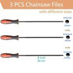 SKZIRI 3-Piece Chainsaw Sharpening File Set