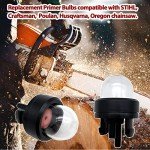6 Units Snap-in Primer Bulb for Chainsaws