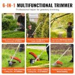 VEVOR 33CC 6-in-1 Multi-Tool Chainsaw System