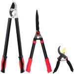 3-Piece Heavy Duty Hedge Shears & Pruners Set