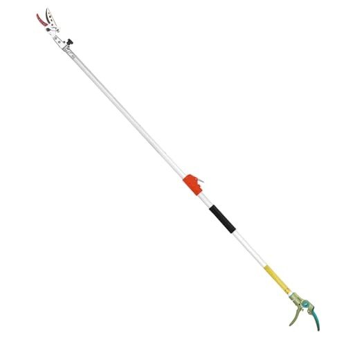 LeafLux Telescopic Tree Pruner with Teflon Blade