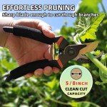 3-Piece Heavy Duty Hedge Shears & Pruners Set