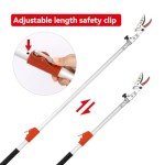 LeafLux Telescopic Tree Pruner with Teflon Blade