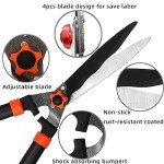 3-Piece Heavy Duty Hedge Shears & Pruners Set