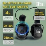 Forestry Chainsaw Safety Helmet with Bluetooth Ear Muffs