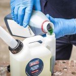 2-Stroke Fuel Mixing Bottle, 1 Liter, White