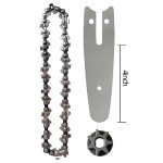 Yutacorex 4-Inch Mini Chainsaw Bar and Chain