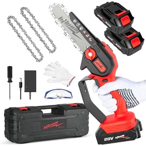 Cordless Mini Chainsaw, 6 Inch Handheld Cutter