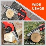 Cordless Mini Chainsaw, 6 Inch Handheld Cutter
