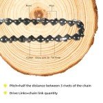 5" Low Kickback Chainsaw Chain - 2 Pack