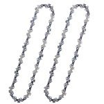 8-Inch Chainsaw Chain Replacement (2 Pack)