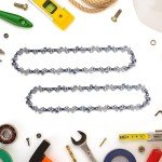 8-Inch Chainsaw Chain Replacement (2 Pack)