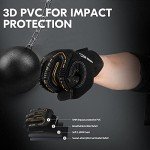 Heavy Duty Synthetic Leather Work Gloves, Black
