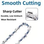10-Inch Chainsaw Chain - Compatible with Multiple Brands