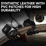 Heavy Duty Synthetic Leather Work Gloves, Black