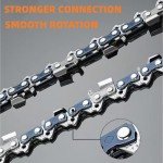 10-Inch Chainsaw Chain - Compatible with Multiple Brands