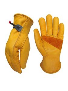 Heavy-Duty Cowhide Leather Work Gloves for All Jobs