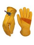 Heavy-Duty Cowhide Leather Work Gloves for All Jobs