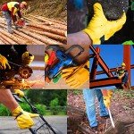 Heavy-Duty Cowhide Leather Work Gloves for All Jobs