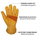 Heavy-Duty Cowhide Leather Work Gloves for All Jobs
