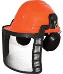 Forester Chainsaw Apron Chaps and Safety Helmet
