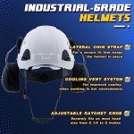 LOHASWORK Arborist Hard Hat with Visor & Earmuffs