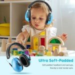 Kids Noise Cancelling Ear Muffs - Blue