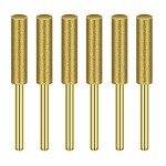Diamond Chainsaw Sharpener Burrs for Dremel - 12 Pack