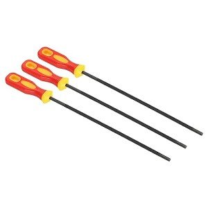 PATIKIL 3-Pack 3/16-Inch Chainsaw Chain Sharpening Files