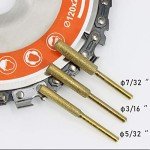 Diamond Chainsaw Sharpener Burrs for Dremel - 12 Pack