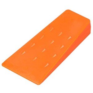 Orange Plastic Logging Wedges for Chainsaw Use