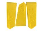 3-Pack Yellow Plastic Tree Felling Chainsaw Wedges