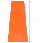 Orange Plastic Logging Wedges for Chainsaw Use