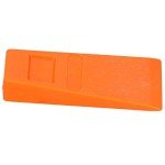 Orange Plastic Logging Wedges for Chainsaw Use
