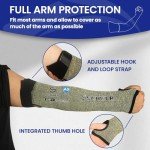 CORE Cut Resistant Arm Protection Sleeves - 2 Pairs
