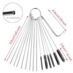14-Piece Carburetor Adjustment Tool Set for Chainsaws