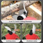 Cordless Electric Pruning Shears with SK5 Blades