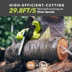 NaTiddy 6-Inch Cordless Electric Mini Chainsaw